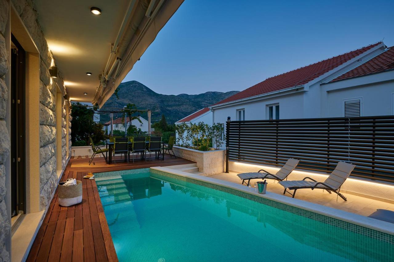 Villa Nika With Private Heated Pool Slano Dış mekan fotoğraf